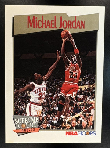 1991-92 Hoops Michael Jordan #455 Bulls