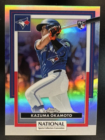 2026 Topps NSCC Collection Kazuma Okamoto #MLB-03 MLB Veterans & Rookies RC