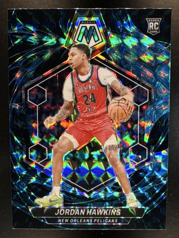 2023-24 Panini Mosaic Jordan Hawkins #243 Genesis RC Pelicans