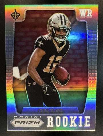2022 Panini Prizm Chris Olave #PFR-6 Flashback Rookie Prizms Silver RC Saints