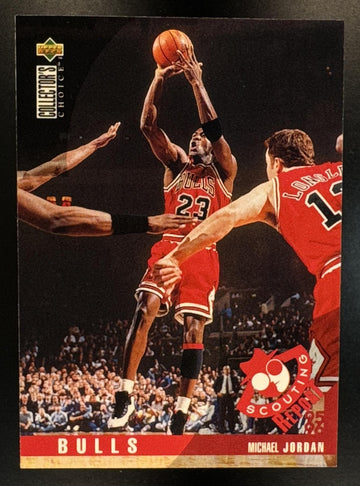1995-96 Upper Deck Collector's Choice Michael Jordan #324 Bulls