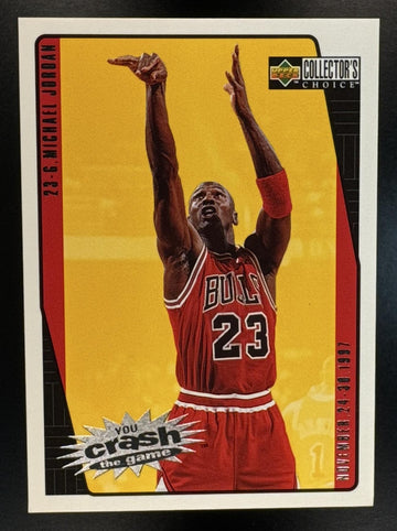 1996 Upper Deck Collector Choice Michael Jordan #C30 You Crash the Game Scoring