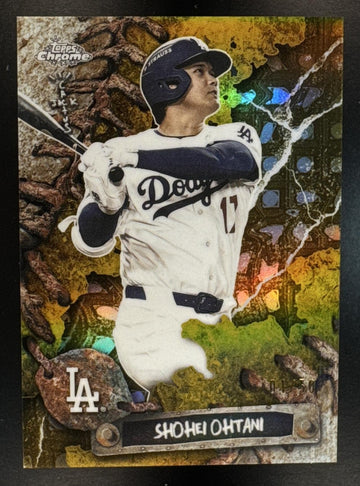 2026 Topps Chrome x Cactus Jack Shohei Ohtani #17 Gold Refractor 1/50 Dodgers