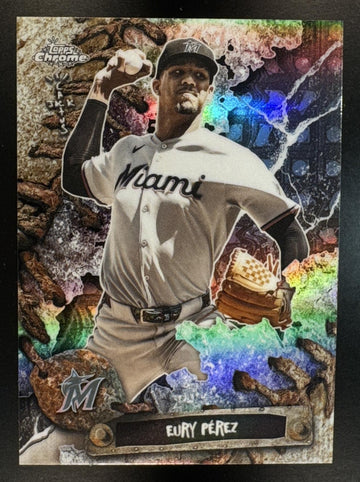 2026 Topps Chrome x Cactus Jack Eury Perez #39 Marlins