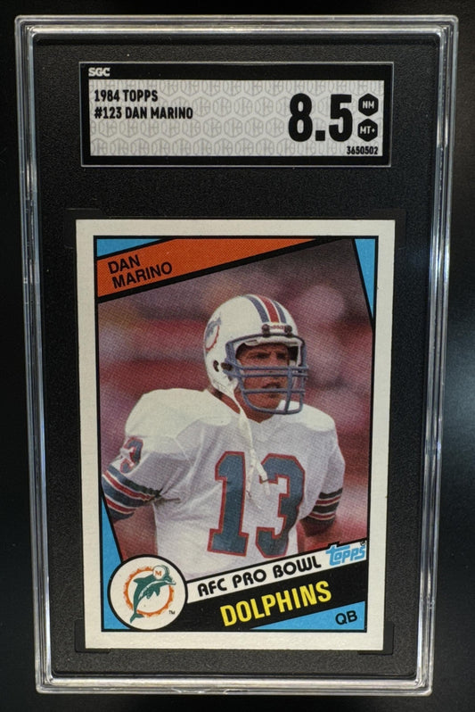 1984 Topps Dan Marino #123 RC Dolphins SGC 8.5