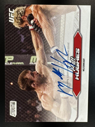 2025 Topps UFC Stadium Club Matt Hughes #BCA-MHS Auto