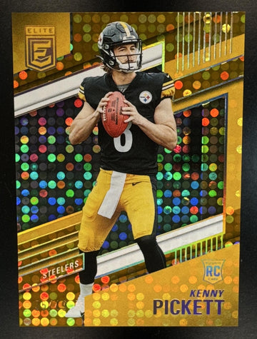 2022 Panini Donruss Elite Kenny Pickett #101 Orange /49 RC Steelers