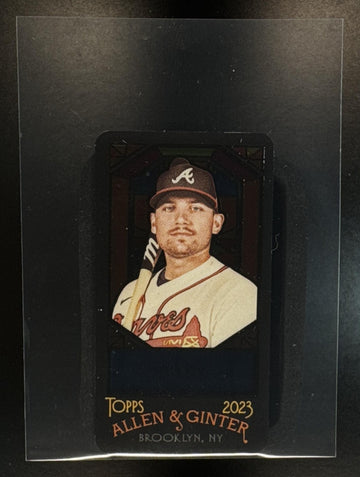 2023 Topps Allen & Ginter Austin Riley #394 Mini Stained Glass Braves