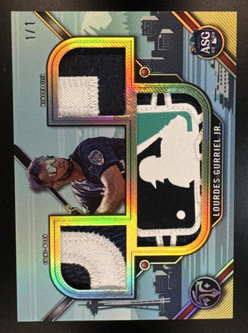 2024 Topps Triple Threads Lourdes Gurriel Jr. #ASP-LGU All-Star Patches Ruby 1/1 Diamondbacks