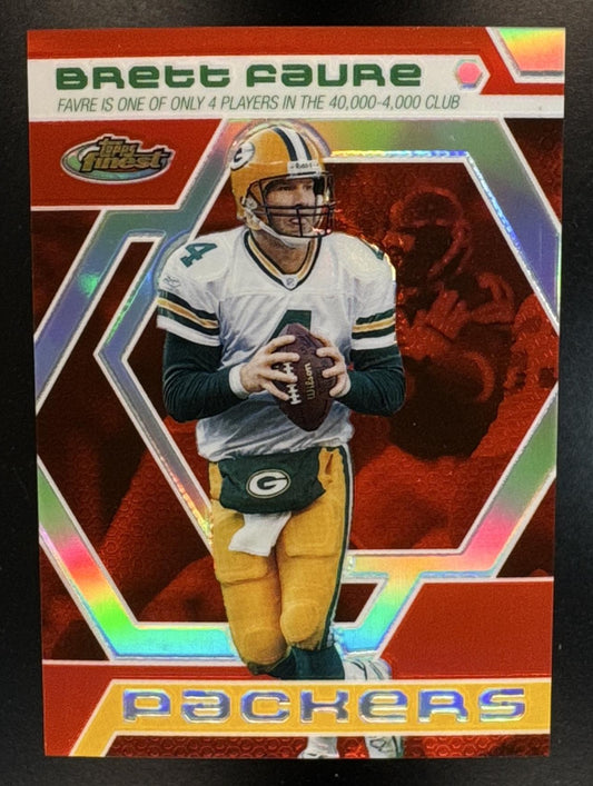 2006 Topps Finest Brett Favre #BF16 Moments Refractor /399 Packers