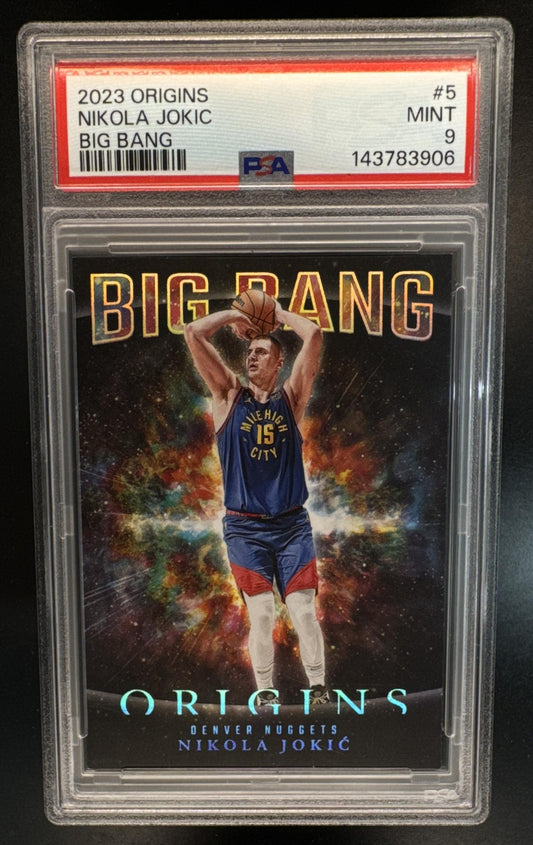 2023-24 Panini Origins Nikola Jokic #5 Big Bang Nuggets PSA 9