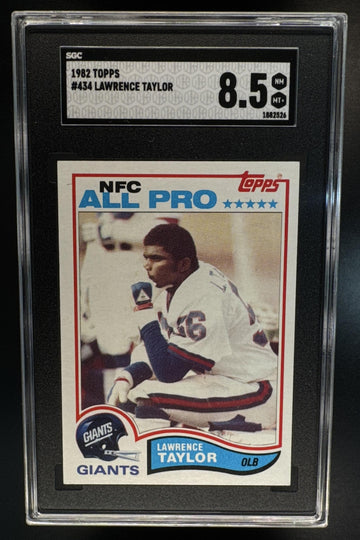 1982 Topps Lawrence Taylor #434 RC Giants SGC 8.5