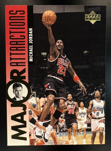 1995-96 Upper Deck Michael Jordan Charlie Sheen #339 Bulls