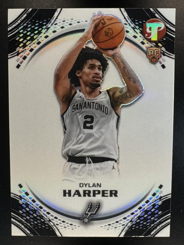 2025-26 Topps Pristine Dylan Harper #117 Paint the Arc Refractor RC Spurs