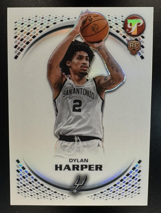 2025-26 Topps Pristine Dylan Harper #117 Refractor RC Spurs