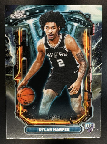 2025-26 Topps Cosmic Chrome Dylan Harper #ET-12 Extraterrestrial Talent RC Spurs