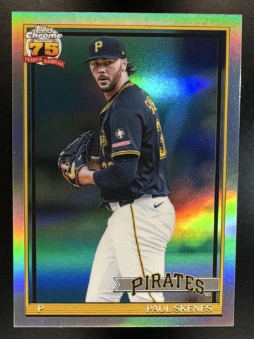 2026 Topps Chrome Paul Skenes #91CB-15 1991 Pirates