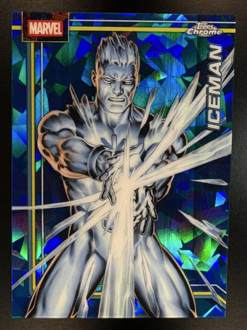 2026 Topps Chrome Marvel Comics Sapphire Iceman #052