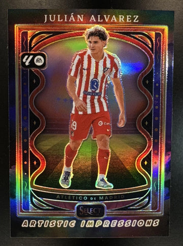 2025-26 Panini Select La Liga Julian Alvarez #20 Artistic Impressions Atletico