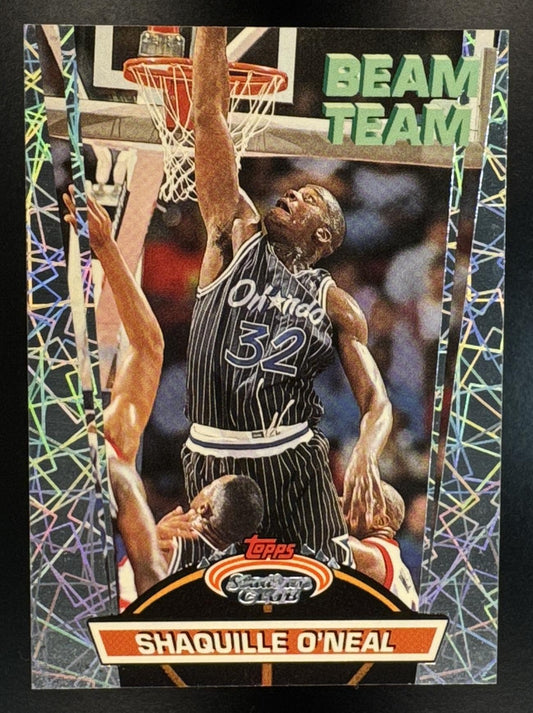 1992-93 Topps Stadium Club Shaquille O'Neal #21 Beam Team RC Magic