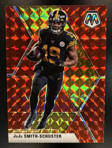 2020 Panini Mosaic JuJu Smith-Schuster #169 Choice Prizm Fusion Red /80