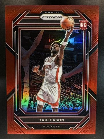2022-23 Panini Prizm Tari Eason #258 Red Prizm /299 RC Rockets