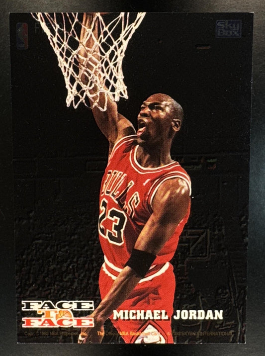 1993-94 Hoops Harold Miner Michael Jordan #FTF10 Face to USA