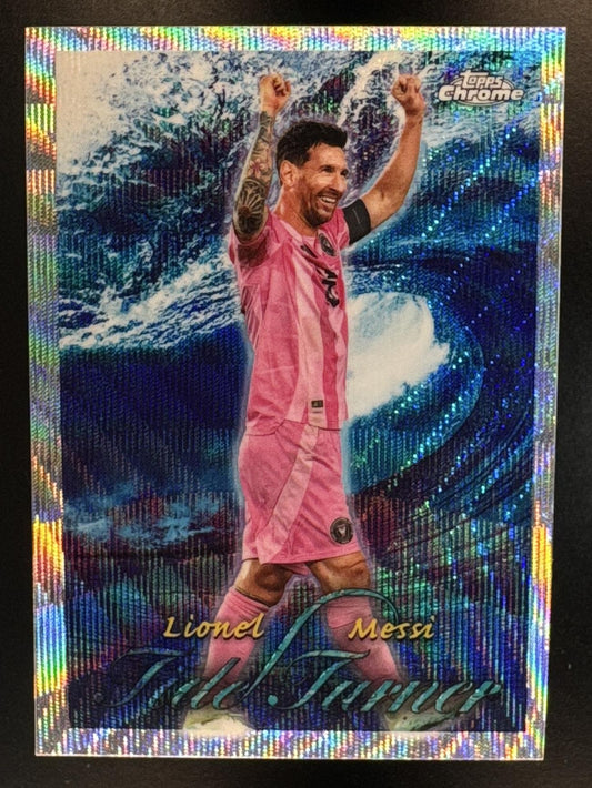 2026 Topps Chrome MLS Lionel Messi #TT-10 Tide Turner Inter Miami
