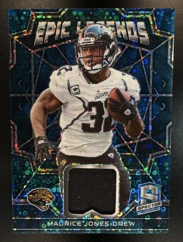 2022 Panini Spectra Maurice Jones-Drew #ELM-MJD Epic Legends Relic Neon Blue /60 Jaguars