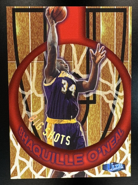 1997-98 Fleer Ultra Shaquille O'Neal #3 BS Big Shots Lakers