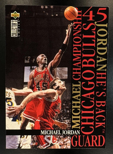 1995-96 Upper Deck Collector's Choice Michael Jordan #M1 He's Back Bulls