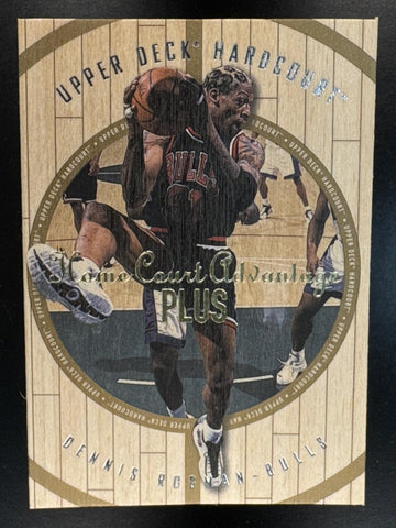 1998 Upper Deck Hardcourt Dennis Rodman #54 Home Court Advantage Plus /500 Bulls