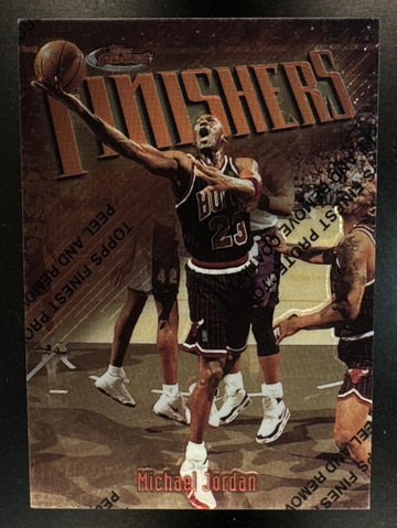 1997-98 Topps Finest Michael Jordan #39 Bronze Bulls