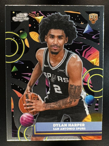 2025-26 Topps Cosmic Chrome Dylan Harper #186 RC Spurs