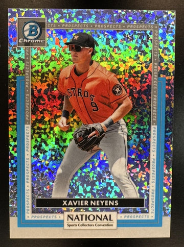2026 Topps NSCC Collection Xavier Neyens #TP-19 Bowman Chrome Prospects Speckle /26 Astros