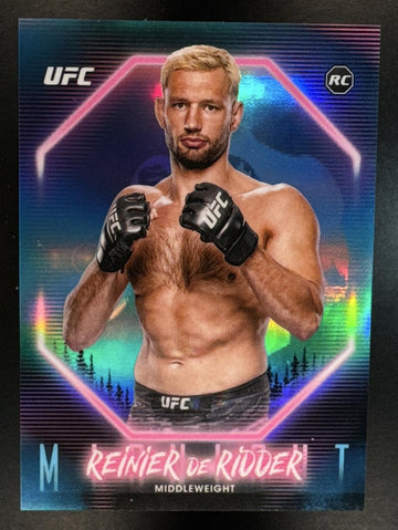 2025 Topps UFC Midnight Reinier de Ridder #35 RC