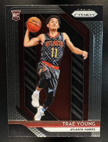 2018-19 Panini Prizm Trae Young #78 RC Hawks