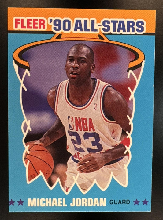 1990-91 Fleer Michael Jordan #5 All Stars Bulls