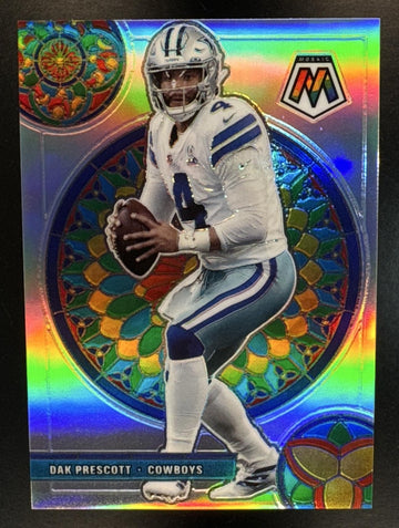 2021 Panini Mosaic Dak Prescott #GM-5 Glass Mosaic Cowboys