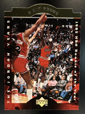 1996 Upper Deck Collector's Choice Michael Jordan #CA1 A Cut Above: The Years