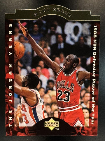 1996 Upper Deck Collector's Choice Michael Jordan #CA4 A Cut Above: The Years