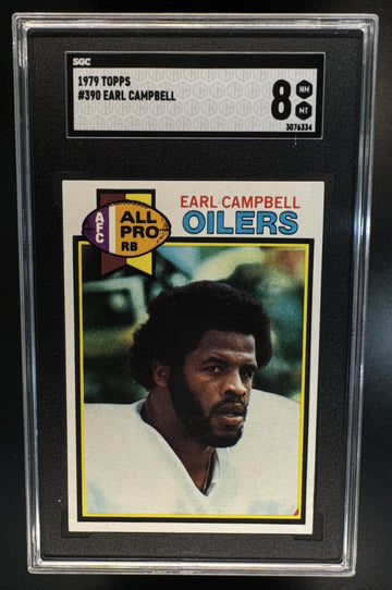 1979 Topps Earl Campbell #390 RC SGC 8