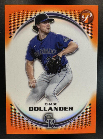 2026 Topps Pristine Chase Dollander #146 Orange Refractor /25 Rockies