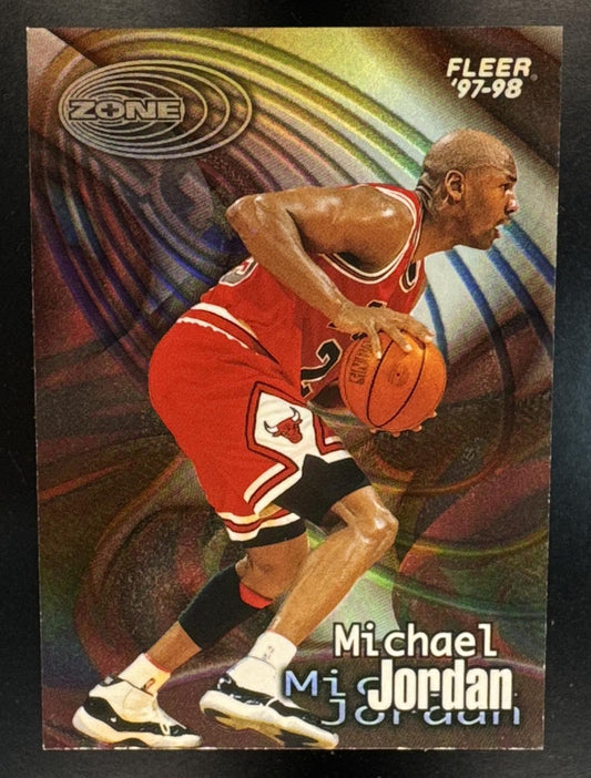 1997-98 Fleer Michael Jordan #10Z Zone Bulls