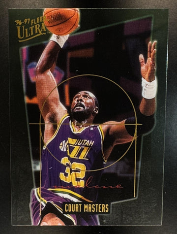 1996-97 Fleer Ultra Karl Malone #15 Court Masters Kings Jazz