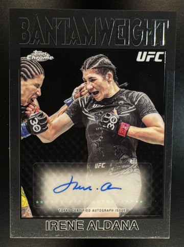 2026 Topps Chrome UFC Irene Aldana #86S-IR 1986 Signatures Auto