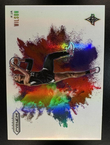 2025 Panini WNBA Prizm A'ja Wilson #10 Color Blast Aces