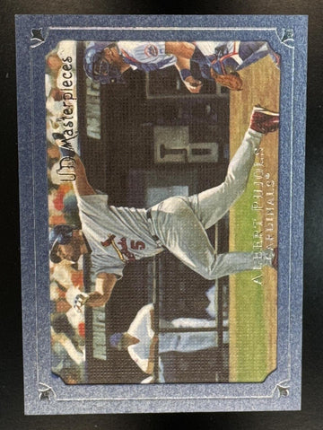 2007 Upper Deck Masterpieces Albert Pujols #38 Blue Steel 29/50 Cardinals