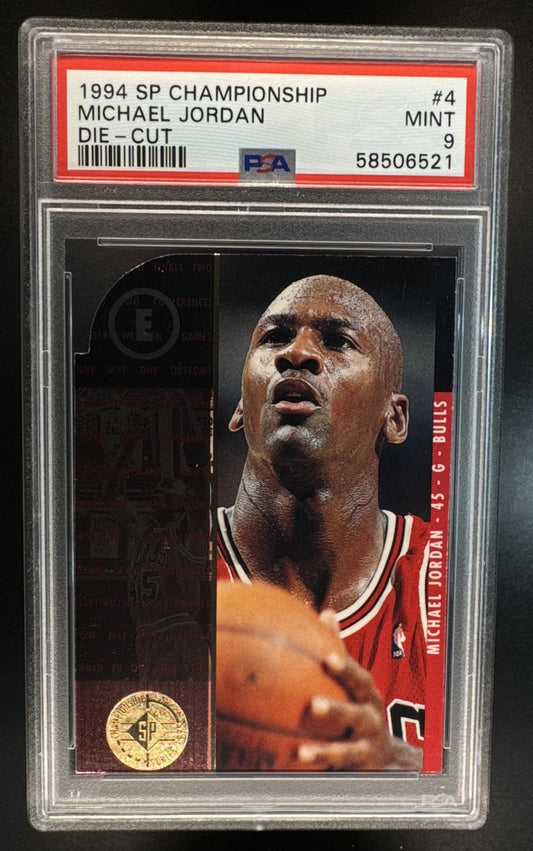 1994-95 SP Championship Michael Jordan #4 Die Cuts Bulls PSA 9