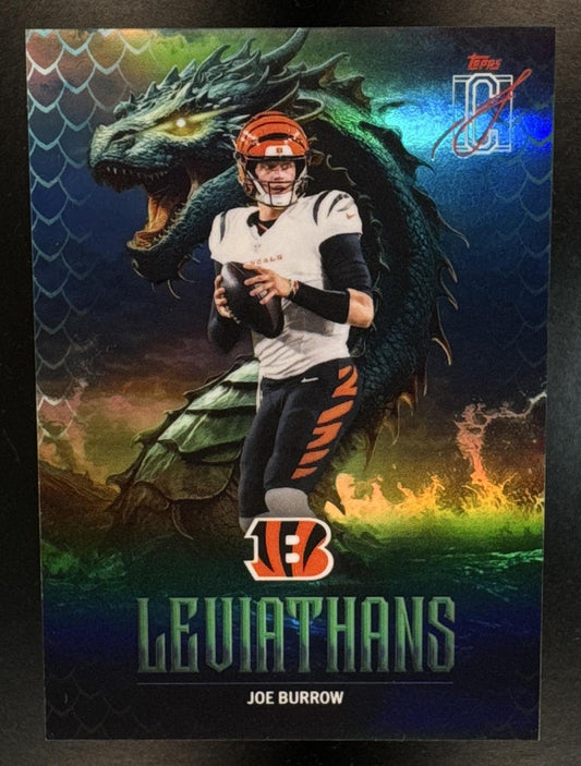 2025 Topps Signature Class Joe Burrow #L-10 Leviathans SSP Bengals